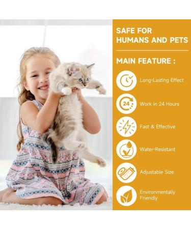 Cat Repellent Treatment Adjustable Cat Repellent Collars Natural Protection Repellent Collar for Cats Water Resistant Repellent Collar for Cats Small-Medium-Large Pink 2pack - Buy Online on SooperMarket.com