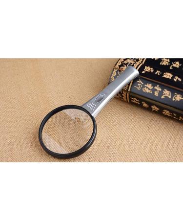 XENITE Handheld Magnifier with LED Light Handheld 10 Times Reading Magnifier OfficeProducts Magnifier - Buy Online on SooperMarket.com