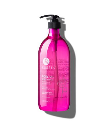 Luseta Rose Oil Paraben & Gluten Free Body Wash 33.8 Fl. For All Skin Types