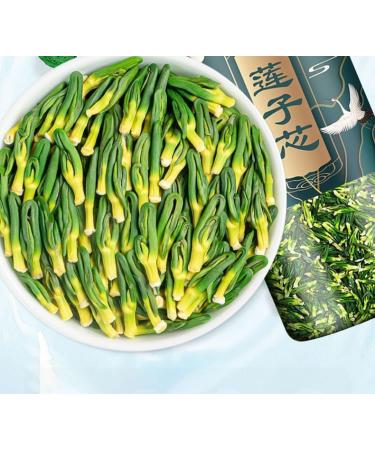 Lotus Seed Core Tea for Men 60g Lotus seed tea Natural Dried Lotus Plumule Lotus Embryo Tea Lotus seed heart lotus plumule tea Lian Zi Xin Tea Men's Essentials Pure Chinese Herbal Tea (3Box) - Buy Online on SooperMarket.com