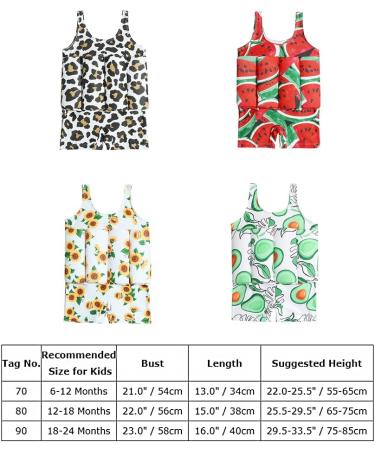 IWEMEK Kids Swimming Float Jacket | One Piece Bathing Suit for Baby Boys Girls | Buoyancy Aid Swimwear Vest | Red Watermelon | 6-12 months - Buy Online on SooperMarket.com