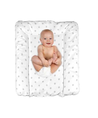 Babynness Waterproof Wrapping - High Quality & Wipeable Diaper Area Expansion - Dotted Gray 50x70 cm - Buy Online on SooperMarket.com