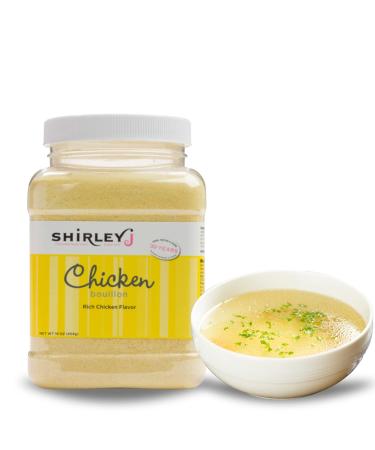 Chicken Bouillon Powder Flavor 1 LB. | Low Sodium Concentrated Chicken Flavored Bouillon Premium Gourmet Grade | For Soup, Stew, Broth, Gravy, Curry & More (Chicken)