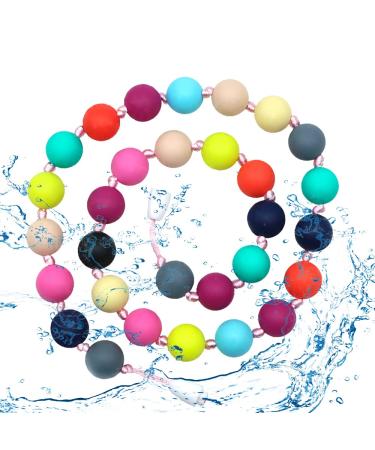 2PCS Silicone Chew Necklaces for Sensory Kids with Autism - Teething and Biting Relief for Boys and Girls - Buy Online on SooperMarket.com