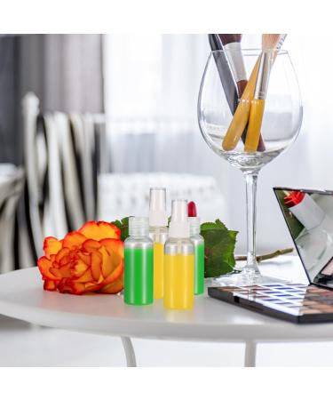 Tvnyoujia 12-Piece Travel Bottle Set | 50ml Empty Plastic Cosmetic Containers | Transparent Air Travel Bottles with Funnel & Nozzles - Buy Online on SooperMarket.com