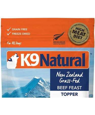 K9 Natural Freeze Dried Dog Food Topper - Grain Free Hypoallergenic Beef Mixer 5oz - Buy Online on SooperMarket.com
