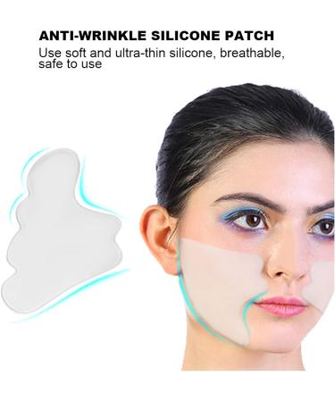 Anti Wrinkle Face Patch Silicone Reusable Self-Adhesive Sticker For Chest Eye Neck Silicone Patches For Chest Promotes Collagen Production Hydrating Effect - Buy Online on SooperMarket.com