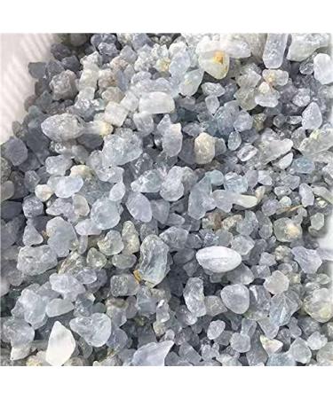 raw Minerals Crystals Natural Sky Blue Celestite Rough Gemstone 100g FUZEGRDLI - Buy Online on SooperMarket.com