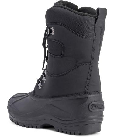 POLAR Men's Snow Hiking Mucker Duck Boots 10 Black - Waterproof Thermal Safety Gear - Buy Online on SooperMarket.com