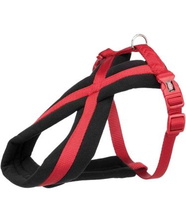 Trixie Premium Touring Harness Size M - Red Sporty Dog Harness for Medium Dogs (45-80 cm) with Fleece Padding - Adjustable Fit - Buy Online on SooperMarket.com