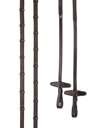 Buy Sunride English Combined Bridle Hawaii - Soft Real Leather Adjustable & Anatomical Reins for Ponies | Brown/Cognac - Buy Online on SooperMarket.com