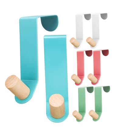 Baluue 8 Pcs Door Hook Cabinet Door Towel Holder Plant Hangers Robe Hanger Hook for Bathroom Key Towel Hook