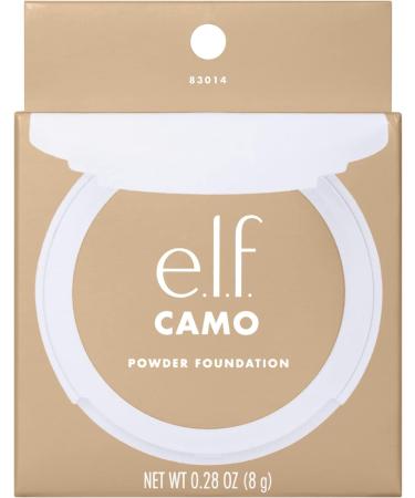 e.l.f. Camo Powder Foundation Light 250 W 8g - Primer-Infused, Long-Lasting Medium-to-Full Coverage Formula - Buy Online on SooperMarket.com
