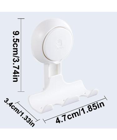 Kasmole Razor Holder | Self-Adhesive Shower Hook for Luffa Towels Hats & Coats - Reusable Wall Hooks for Organized Bath & Shower Space - Buy Online on SooperMarket.com