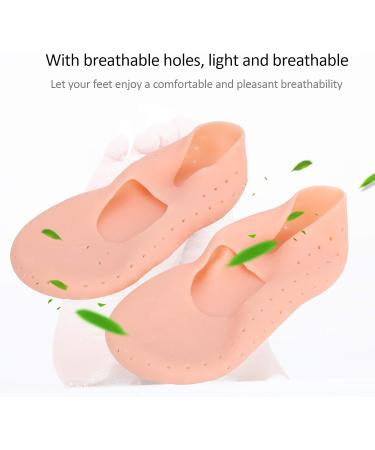 Silicone Moisturizing Socks | Anti-Split Foot Care | Unisex Silicone Socks for Crack Protection - Buy Online on SooperMarket.com