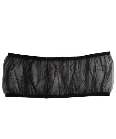 Bird Cage Cover, 4 Colors Ventilated Nylon Bird Cage Net Cover Shell Seed Catcher Bird Cage Seed Catcher Mesh Birdcage Cover Seeds Guard Netting Parrot Cage Skirt (Black)