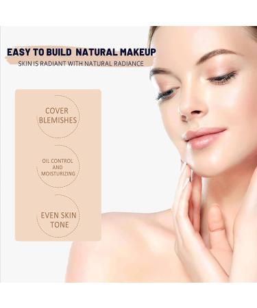 Grospe 2PCS Skin Tone Adjusting CC Cream for Mature Skin - Full-Coverage Foundation & Moisturizing Concealer in Natural+Ivory - Buy Online on SooperMarket.com
