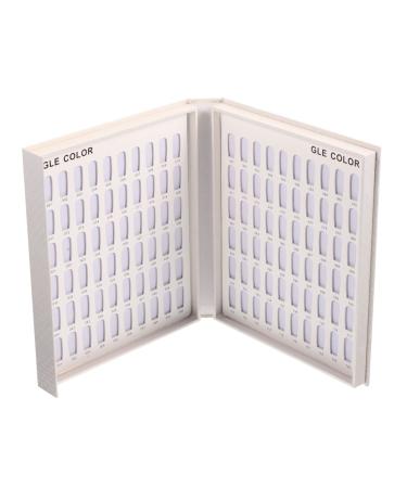 WOFASHPURET Nail Art Fake Nail Showing Board Presentation Board Nail Art Display Tips Manicure Showing Board Nail Color Chart Display Nail Rest Stand Paper Glue Bracket