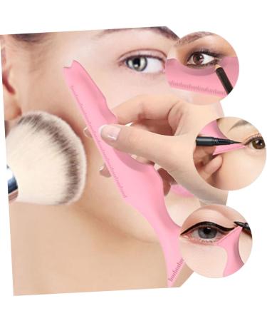 Baluue 15 Pcs Silicone Beauty Ruler Makeup Eyeliner Eyebrow Guide Stencil Lip Line for Beginners Lash Tools 15X4.15CMx5pcs Pink-2x5pcs - Buy Online on SooperMarket.com