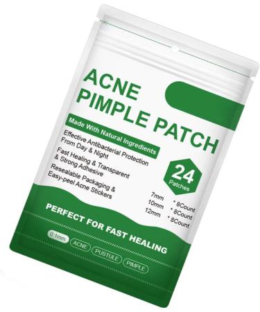 Acne Healing Patch Acne Absorbing Cover Invisible Skin Acne Treatment Stickers for Facial 24Patches acne treatment - Buy Online on SooperMarket.com