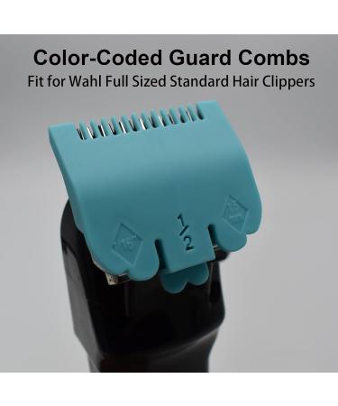 2 Pieces Professional Hair Clipper Guards Hair Clipper Guide Combs Compatible with Most Wahl Full-sized Standard Hair Clippers Blades(1.5mm 3mm) - Buy Online on SooperMarket.com