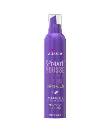 Aussie Sprunch Mousse 24 Hour Curl Lock Flexible Hold 6.80 oz (Pack of 3)
