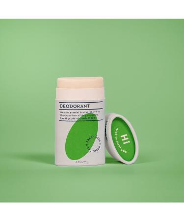 HiBAR Natural Aluminum Free Deodorant - Fresh Rain + Cucumber (Plastic Free, Baking Soda Free) | All-Natural All Day Protection | Zero Waste Cruelty-Free Deodorant for Men & Women - Buy Online on SooperMarket.com