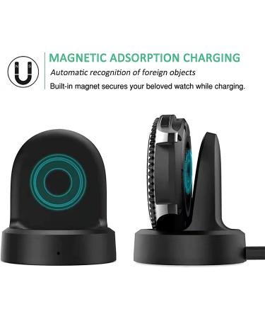 Samsung Gear S3 Watch Charger  Gear S4 Gear S3 Gear S2 Wireless Qi Charging Cradle Dock for Samsung Gear S3 Classic/Frontier Smartwatch - Buy Online on SooperMarket.com