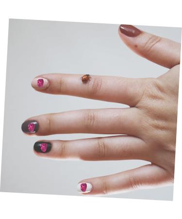 HAPINARY 1 Glass Chip DIY Fillers Epoxy Filling DIY Glass Fillers Glass Charms Filling Nail Crushed Glass Manicure DIY Accessories Manicure Charm Nail Art Accessories DIY Epoxy Fillers 0.5X0.3cm Rosy - Buy Online on SooperMarket.com