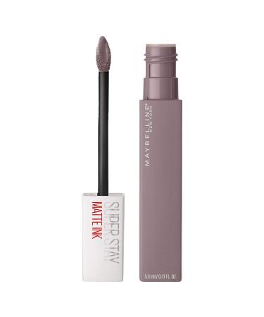 Maybelline Super Stay Matte Ink Liquid Lipstick Makeup  Long Lasting High Impact Color  Up to 16H Wear  Huntress  Muted Grey  1 Count 90 HUNTRESS 0.17 Fl Oz (Pack of 1) 1 COUNT