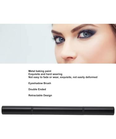 Dual Eyeshadow Brush Retractable Portable Soft Retractable Wool Makeup Tool Double Ended Eye Makeup Brush for Outdoor Travel - Buy Online on SooperMarket.com