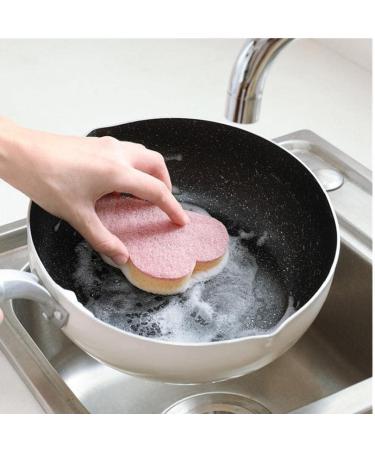 4pcs Kitchen Cleaning Sponges Multi-Functional Cloud Sponge Washing Cloth Car Washing Glass Washing Pads Sponges Red - Buy Online on SooperMarket.com