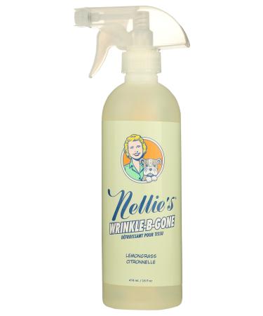 Nellie's All Natural Wrinkle-B-Gone Lemongrass Scent Certified Organic 16 Ounce (Pack of 6)