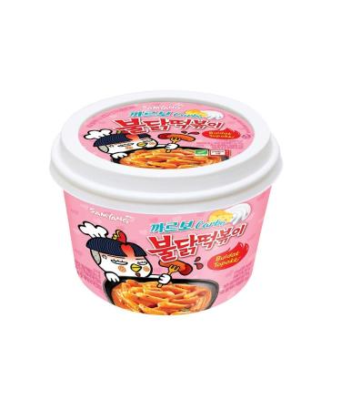 Samyang Carbo Bulldark Spicy Chicken Roasted Tteokbokki 6.52 oz (Pack of 3) - Korean Spicy Tteokbokki for Overseas Delivery - Buy Online on SooperMarket.com