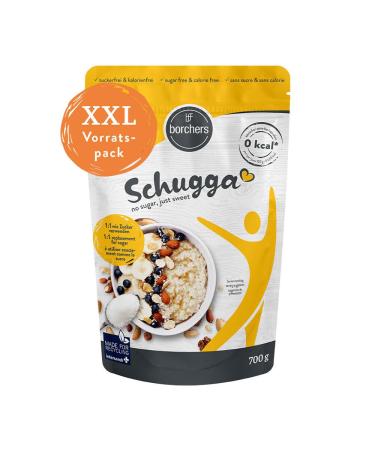 Borchers Schugga 700 G |No Sugar Just Sweet |XXL bag |Erythritus with sucralose crystalline stray feet |Sugar alternative |Sweet agent |Calorie -free |0.7kg 700 g (1 Pack)
