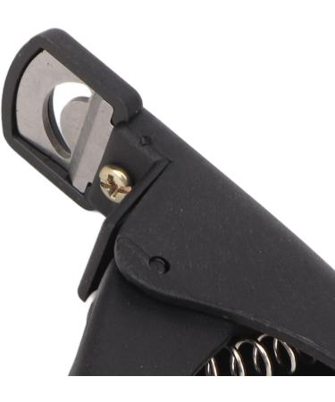 Nail Tip Cutter Stainless Steel DIY Portable False Nail Tip Clipper Adjustable for Round Nail(Black) - Buy Online on SooperMarket.com