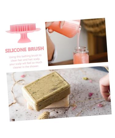 Healeved Silicone Shampoo Brush Set - Pink Scalp Scrubber & Massage Tool for Infants and Babies - 2 Pack - Buy Online on SooperMarket.com