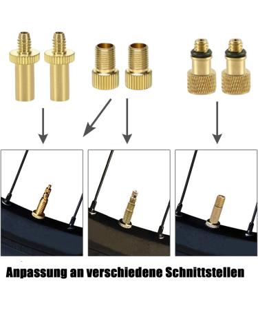 16 Piece Professional Bicycle Valve Adapter Set | French Valve & All Valve Compatibility | Includes Sorting Box - Buy Online on SooperMarket.com