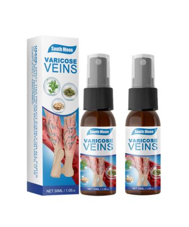 2pcs Veinhealing Varicose Veins Treatment Spray Veinhealing Varicose Veins Spray Vein Healing Varicose Veins Treatment Spray for Legs Varicose Veins Miracle Spray (30ml)
