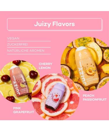 Juizy WoW Sugar-Free Beverage Syrup - 16 x 65ml Pink Grapefruit | Zero Calories Vegan Natural Drink Concentrate - Buy Online on SooperMarket.com