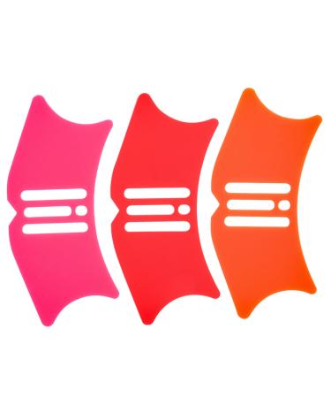 Nose Contour templates 3pcs Silicone Nostaur Contour Contour Multifunctional template The makeup eye tool for beginners who apply shadow