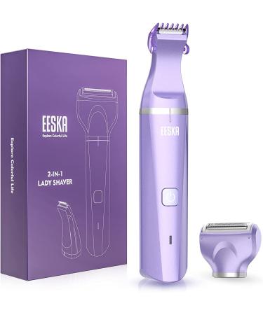 Bikini Trimmer for Women, Women's Shaver Electric Razor for Bikini Area Pubic Hair, Legs and Underarm for Fast Close Shave