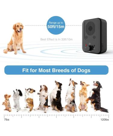 HXWEB PET Anti-Bell Device | Ultrasound Dog Bark Repeller & Trainer | Safe & Effective Outdoor Deterrent for Large Medium & Small Dogs - Buy Online on SooperMarket.com