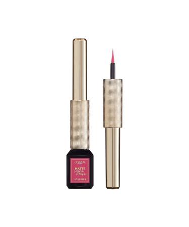 L'Oreal Paris Matte Signature Liquid Eyeliner 09 Pink Pink 1 Count (Pack of 1)