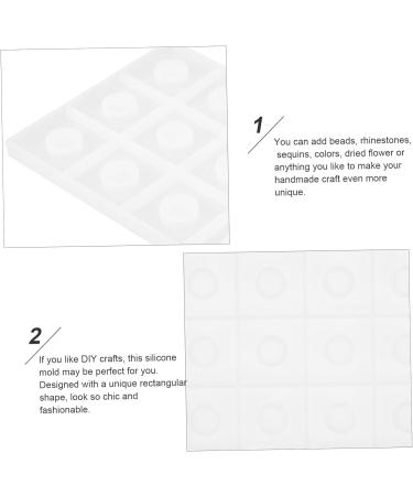 Rectangular Mold Ornaments Epoxy Silica Gel White - Buy Online on SooperMarket.com