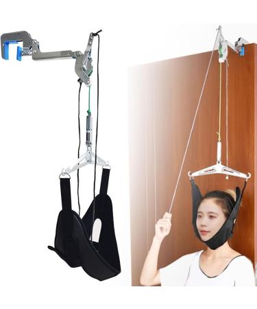 Colcolo Cervical Neck Traction Device - Over The Door Hammock & Portable Hanging Stretcher for Neck Relief | Global Shipping Available - Buy Online on SooperMarket.com