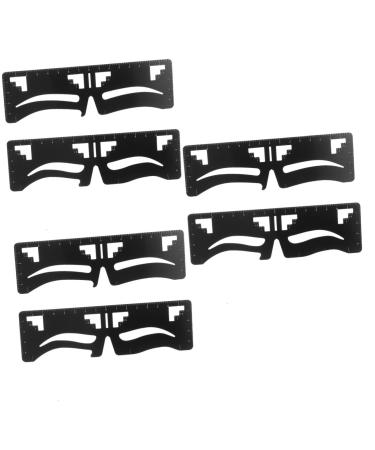 NOLITOY 6 Pcs Eyebrow Ruler Makeup Tools Eyebrow Shaping Template Makeup Assist Device Make up Card