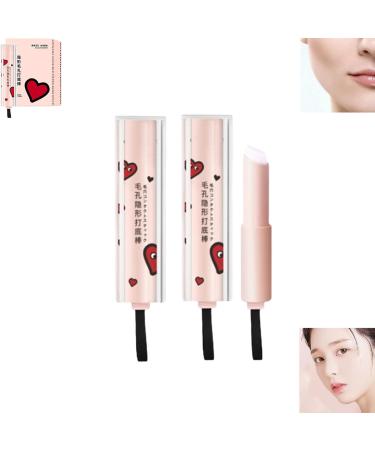 Statisticalt New Magical Pore Eraser Waterproof Face Primer Stick Statisticalt Face Primer Stick Hydrating Pore Eraser Stick Matte Priming Makeup Blur Stick 2pcs