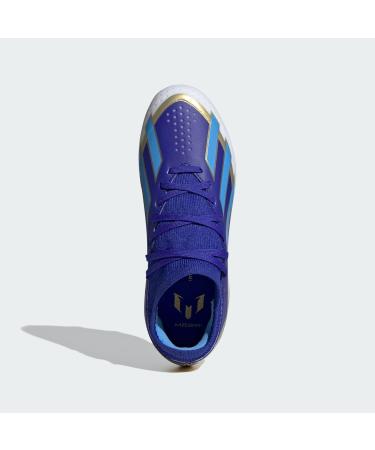 Buy Adidas Unisex Kids X Crazyfast.3 FG J Messi Sneakers - 22 EU - Ftwr White Team Royal Blue & Bright Red | International Shipping Available - Buy Online on SooperMarket.com