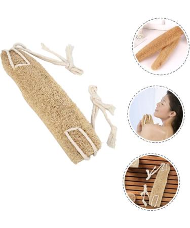 Loofah Bath Towel Scrubber - Exfoliating Bath Sponge & Back Scrubber for Travel - Beige - International Shipping Available - Buy Online on SooperMarket.com